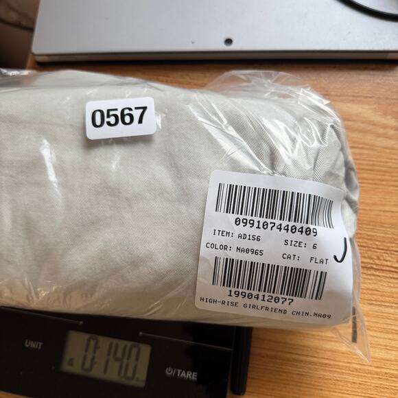 J.Crew High-Rise Girlfriend Chino Pants WMNS 6 Stone Gray Straight Leg Stretch - Picture 7 of 7